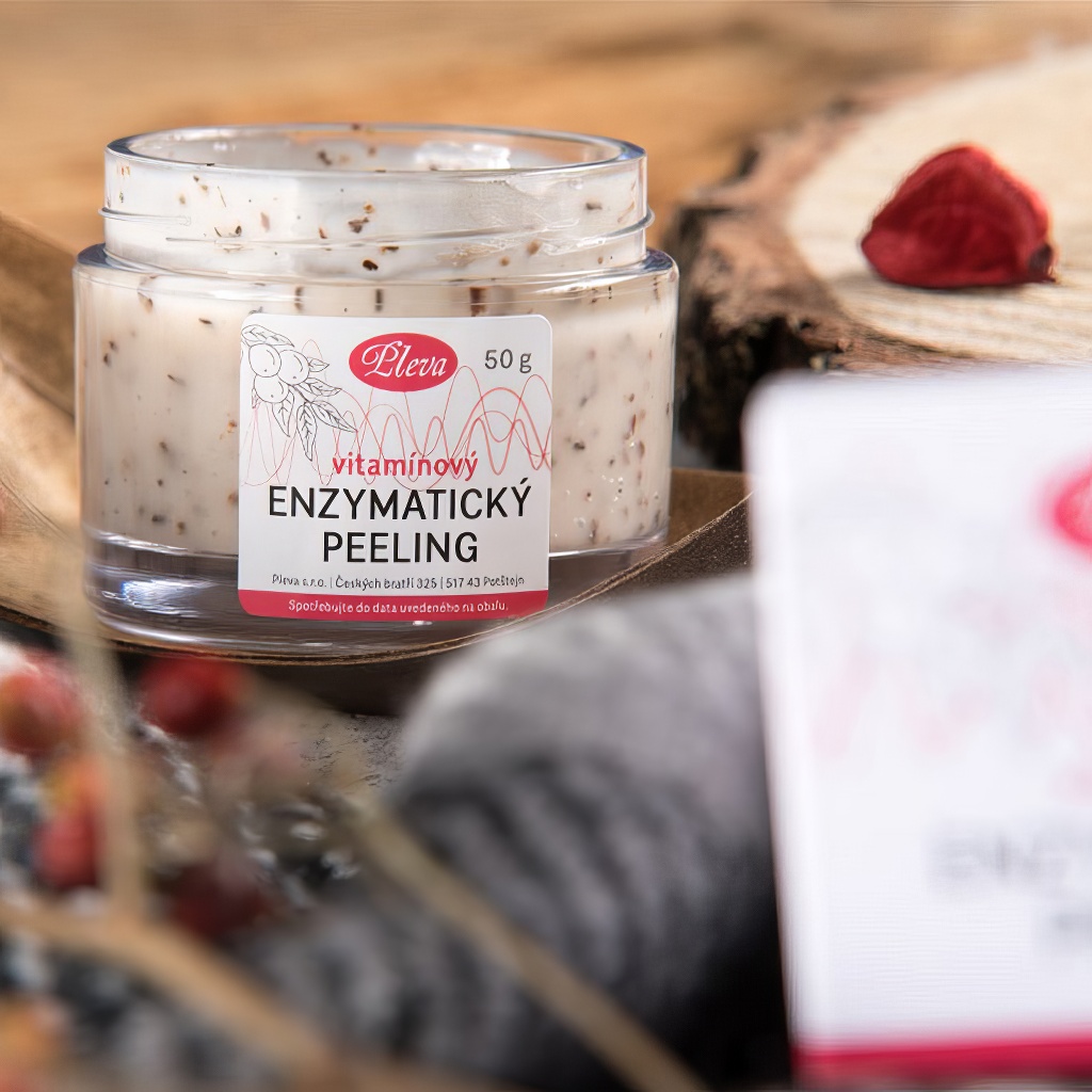 Pleva vitamínový enzymatický peeling na pleť - 50g