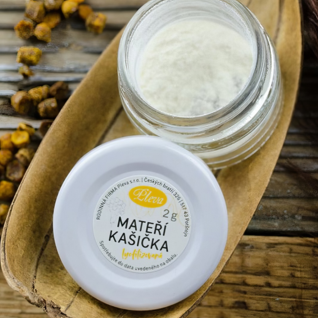 Pleva mateří kašička lyofilizovaná - 10 dávek - 2 g