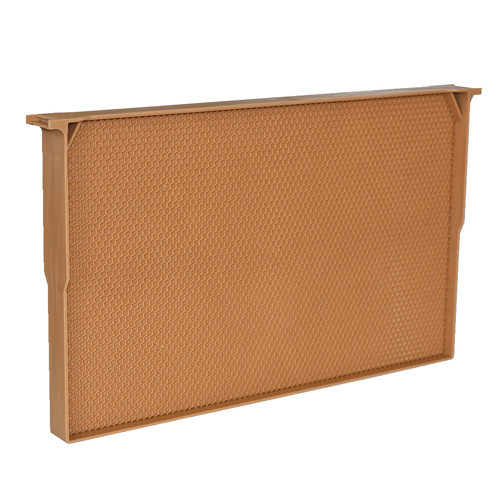 Celoplastový rámek r.m. 39x24 - 3 gen. - termoplast - hnědý
