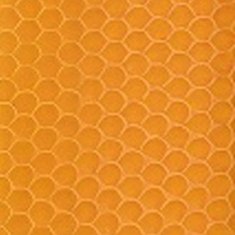 Mezistěny z včelího vosku - nelámavé - 37x21,5 - Oranžová
