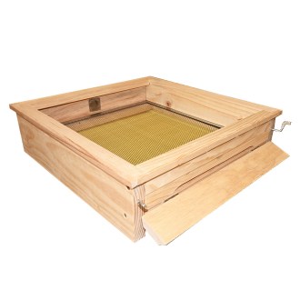 Celozasíťované varroa dno - Komplet s výsuvnou nerez mřížkou - 3 cm