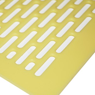 Mateří mřížka - střídavá - litý plast - 500x500 mm