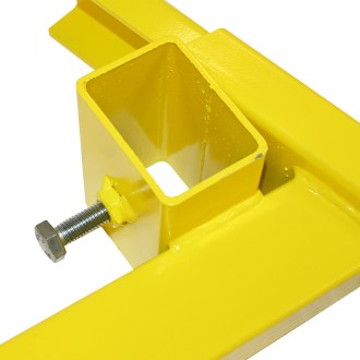 Pozinkovaný žlutý stojan pod úly 23,5 - 56,5 cm - 1 ks	