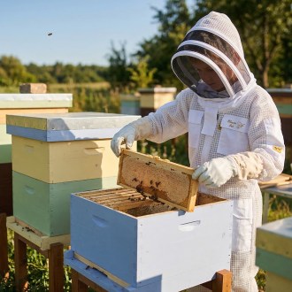  	Dětská včelařská kombinéza s ventilací Elegant Bee vel.: S-XXL