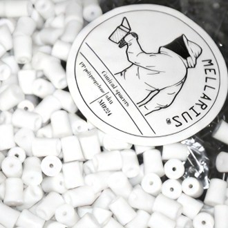 Mezerníky s hřeb. - kónické - 100 ks bílé/žluté