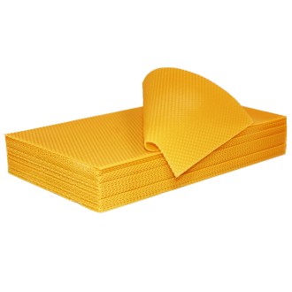 Mezistěny z včelího vosku Langstroth Jumbo (285) - 424x262 mm