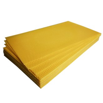 Mezistěny z včelího vosku 39x24 - 370x215 mm