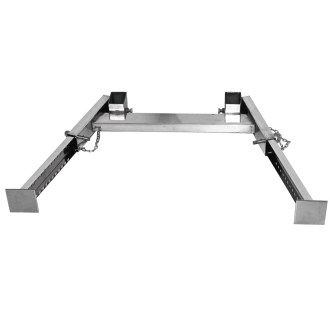 Nerezový stojan pod úly 23,5 - 56,5 cm - 1 ks