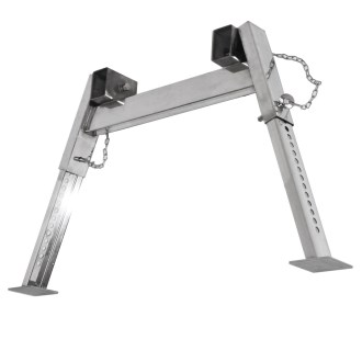 Nerezový stojan pod úly 23,5 - 56,5 cm - 1 ks