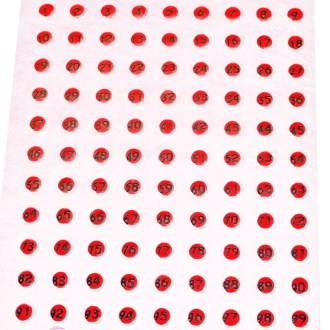 Opalitové značky - 100 ks