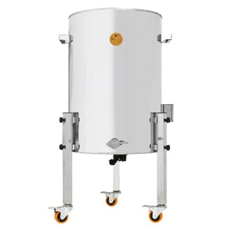 Stáčecí dekrystalizační nádoba s ohřevem Mellarius MaxiLine 230 V - 74 litrů / 100 kg