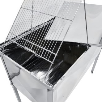 Odvíčkovací stůl s v víkem, 100 cm
