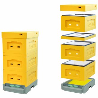 Polystyrenový úl 39 x 24 lakovaný, varroadno - typ II