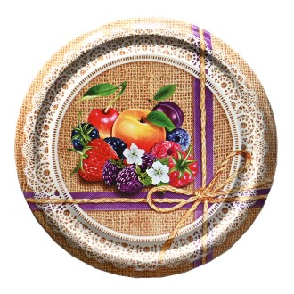 Zavařovací víčko na sklenici TO 82 - RTS - Fruit 4